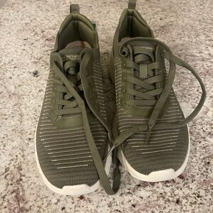 Skechers Khaki and White Athletic Shoes